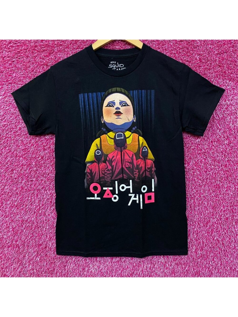 Squid Game Red Light Green Light Game Doll Netflix Series Tee SM